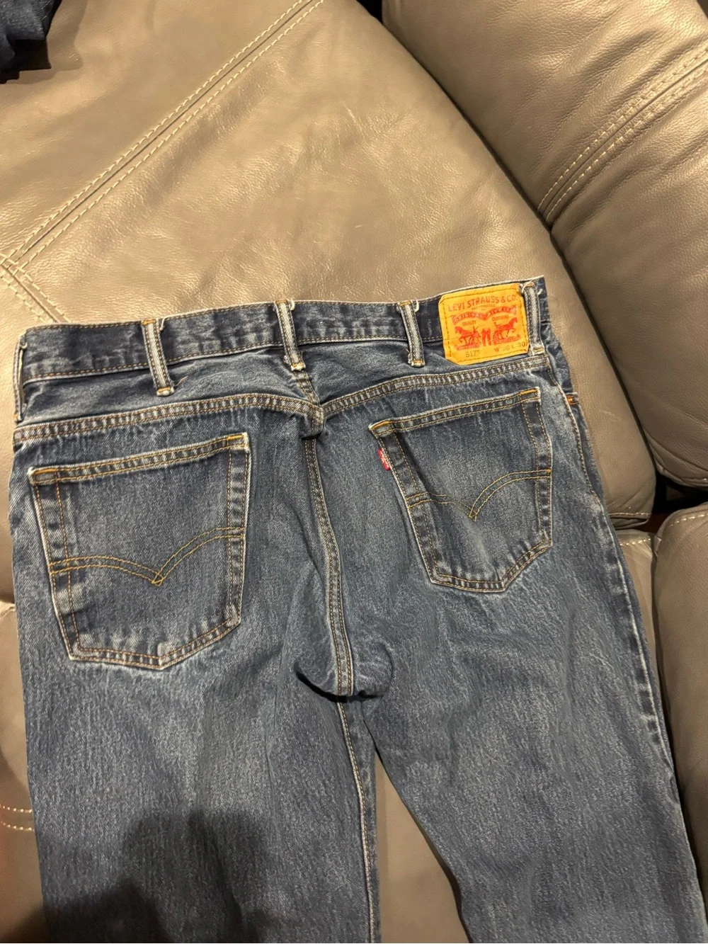 Levi's Men's Dark Blue Slim 517 Jeans 36/30
